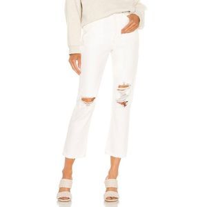 Agolde Riley High Rise Straight Crop in Veil